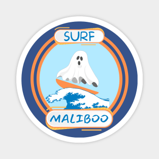 Surf Maliboo Cute Ghost Magnet